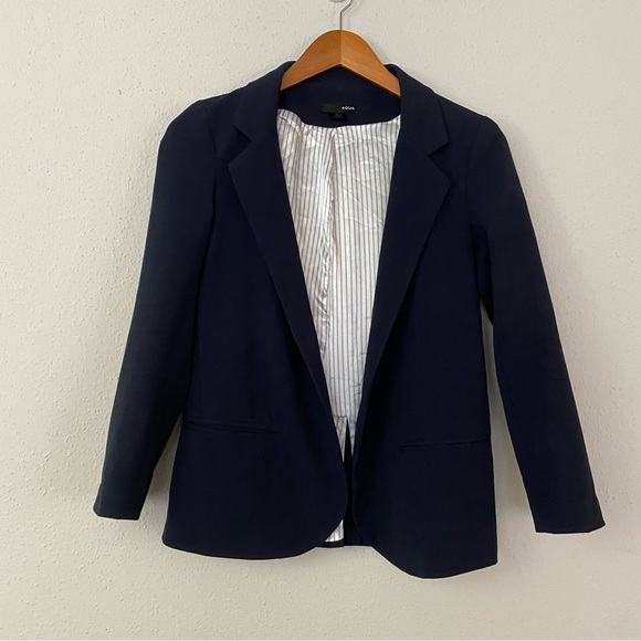 Aqua Jackets & Blazers - Aqua Open Blazer